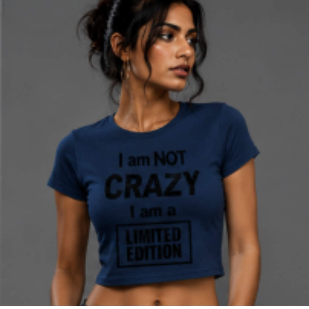 Craazyyy! Crop Top