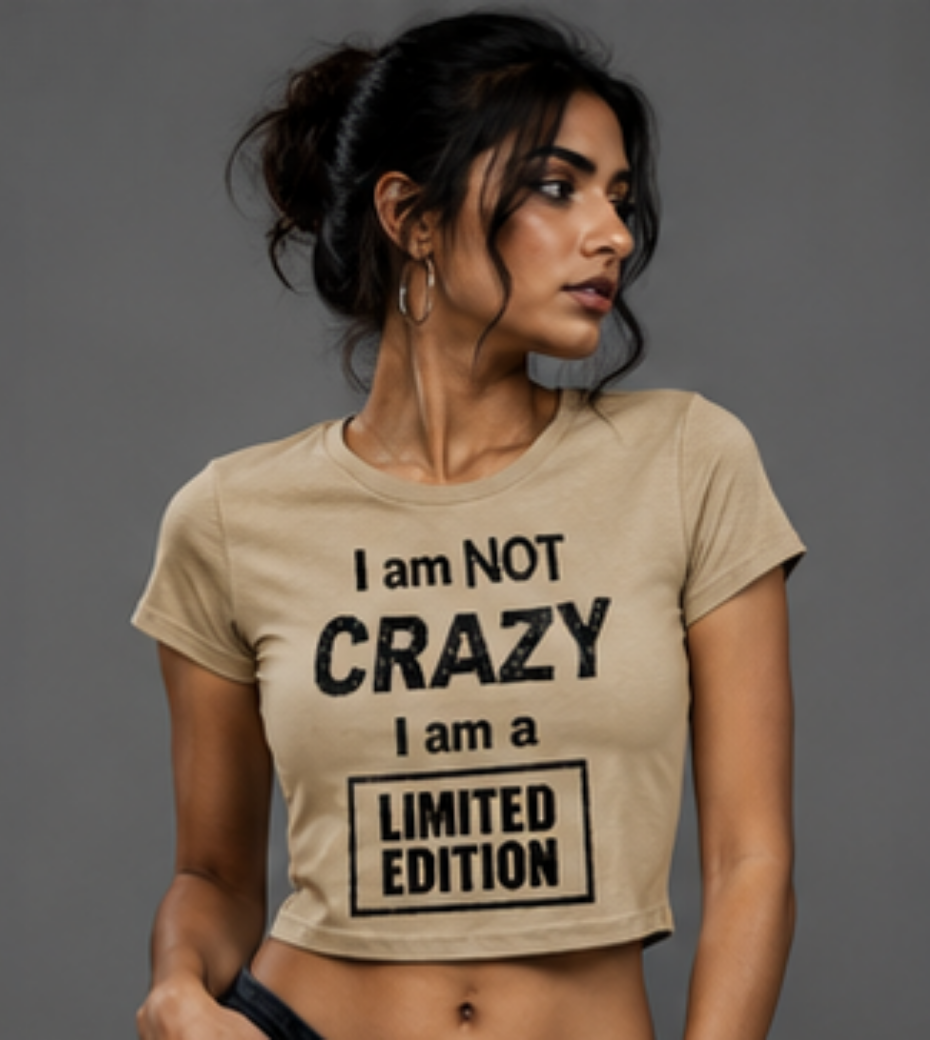 Craazyyy! Crop Top