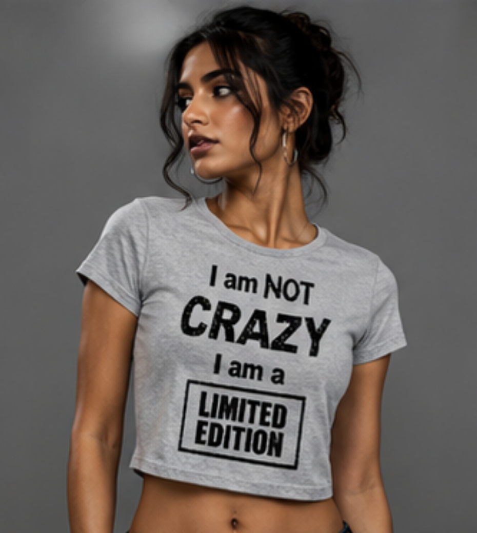 Craazyyy! Crop Top