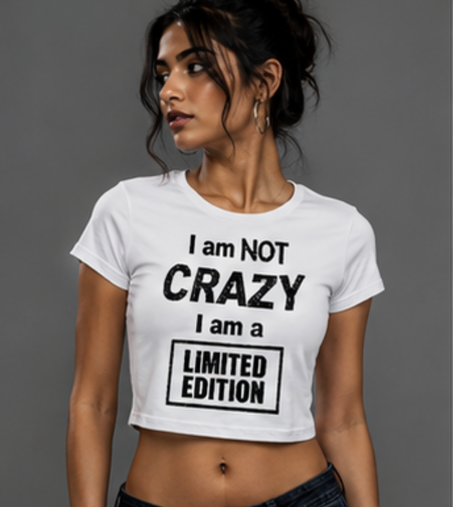 Craazyyy! Crop Top