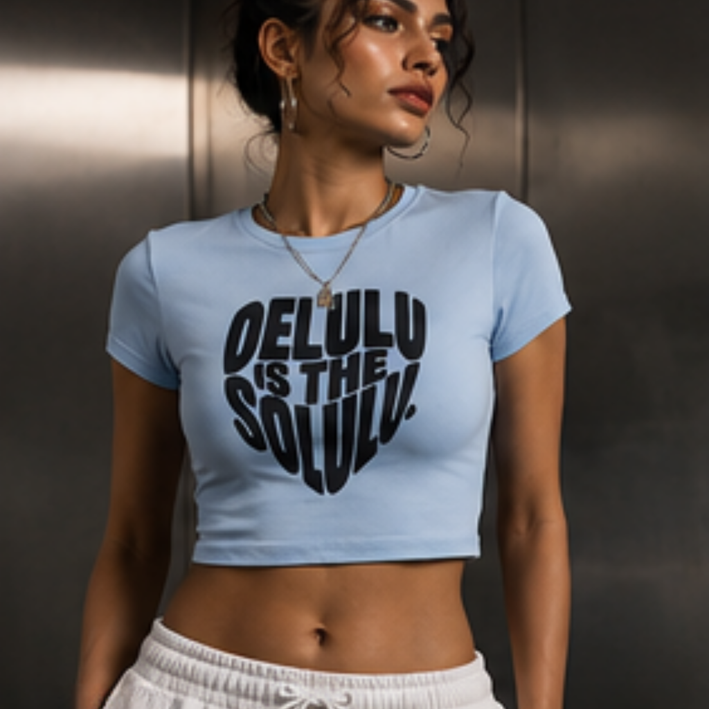Delulu Crop Top