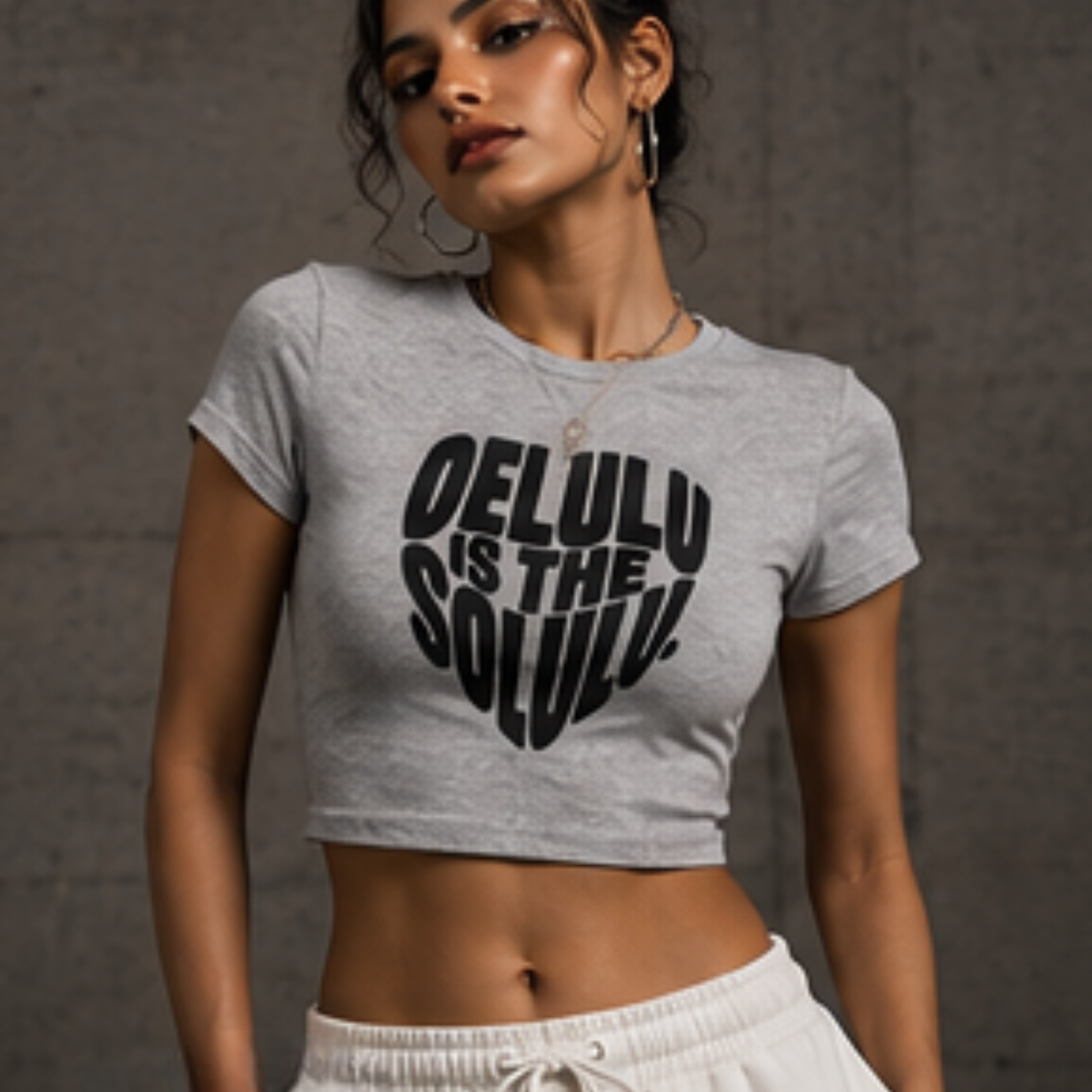 Delulu Crop Top