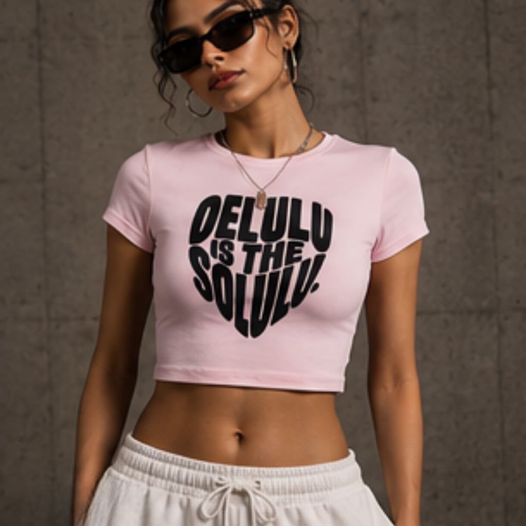 Delulu Crop Top