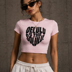 Delulu Crop Top