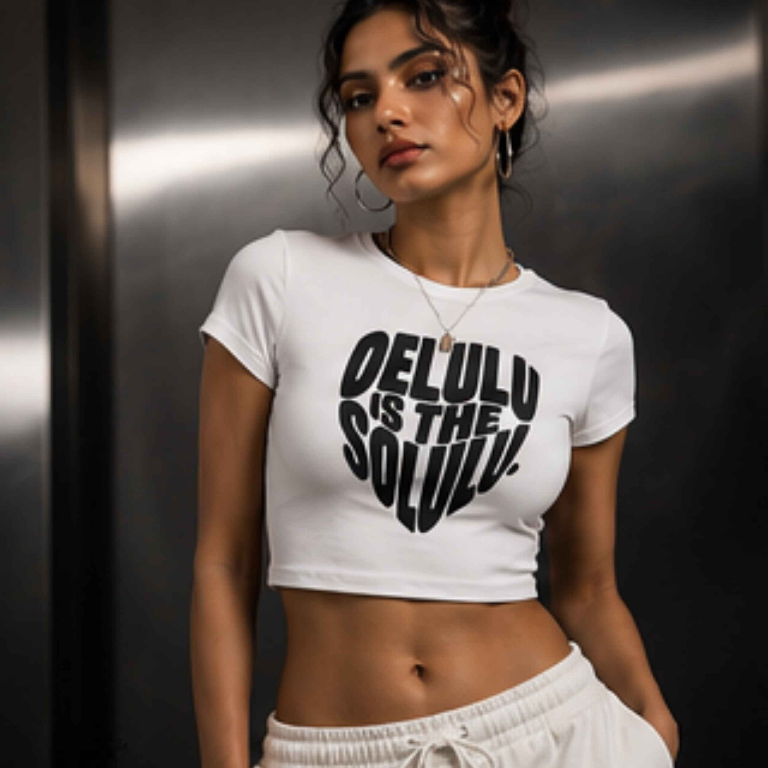 Delulu Crop Top